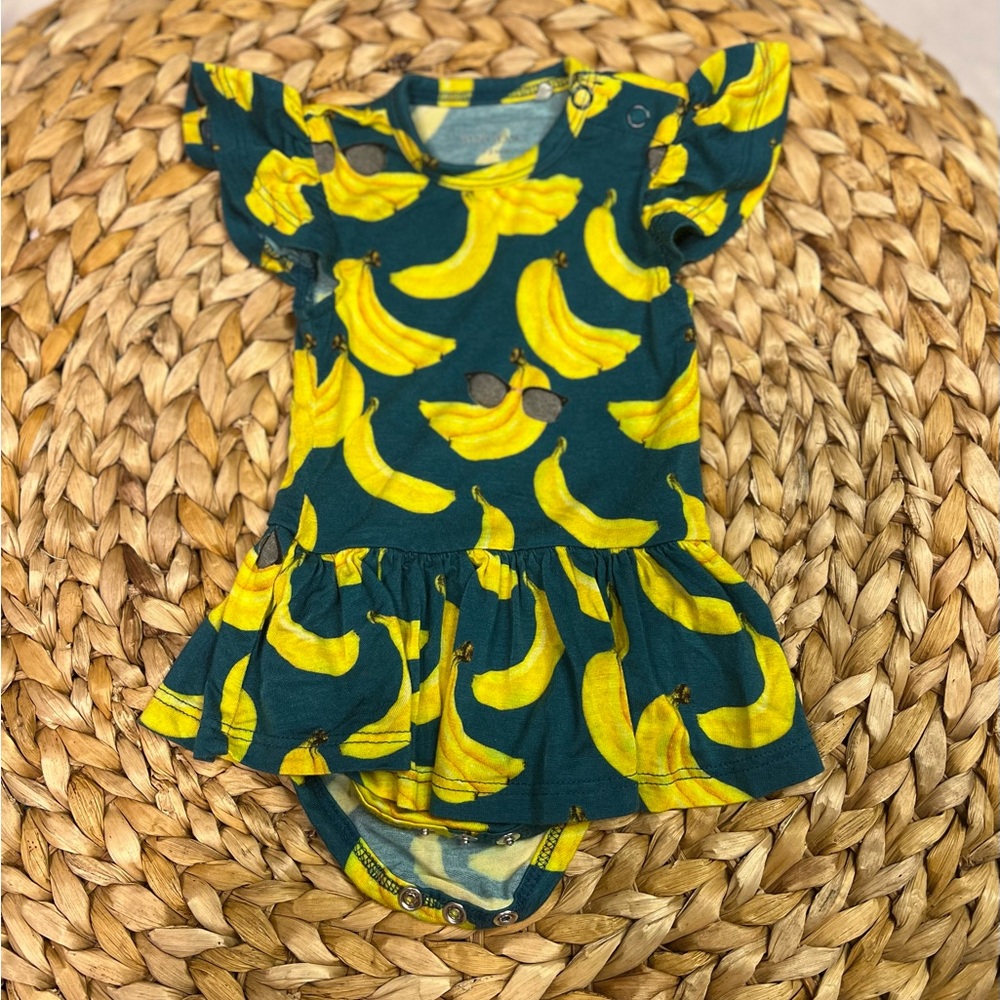 Posh Peanut Banana Onesie Dress
